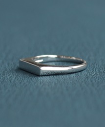 NOIR DE POUPEE（ノワールドプーペ）の「Two as one silver925 シグネットスリムリング　ペア（リング・レディース）」