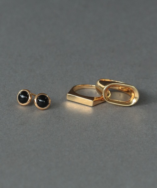 NOIR DE POUPEE（ノワールドプーペ）の「Two as one silver925 シグネットスリムリング　ペア（リング・レディース・シルバー/ゴールド・#9/#11/#13/#15/#17）」の5枚目の写真