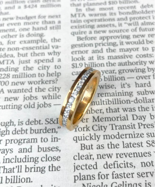 【セール】【サージカルステンレス316L】金属アレルギー対応 4mm平打ち ジルコニアセットアップリング（リング）｜ARCHIVER（アーカイバ）