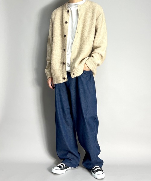 【セール】デニムパンツ バギーパンツ ルーズフィット ワイド メンズ（デニムパンツ）｜BEATJIVE（ビートジャイブ）