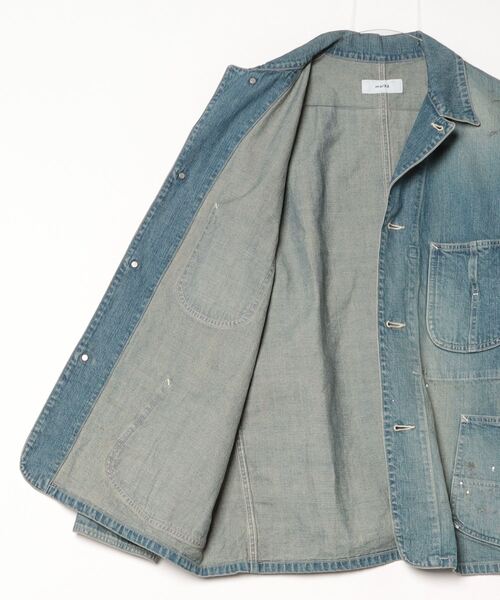 marka（マーカ）の「marka / マーカ：91-J COVERALL - organic cotton 10oz denim -：M24C-03BL01C[COR]（テーラードジャケット・メンズ・ブルー系その他・2(M)）」の3枚目の写真