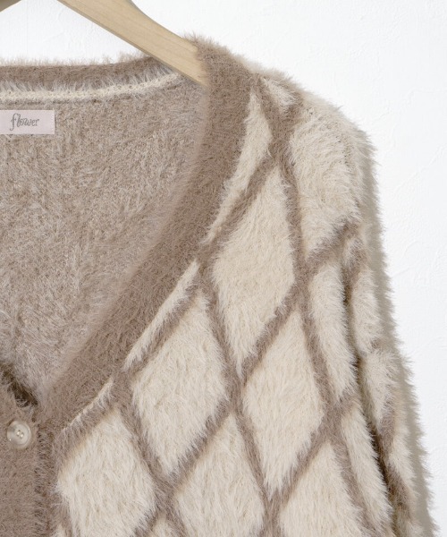 flower（フラワー）の「モカアンサンブルニット（ニット/セーター・レディース・ベージュ/ブラウン・FREE）」の10枚目の写真