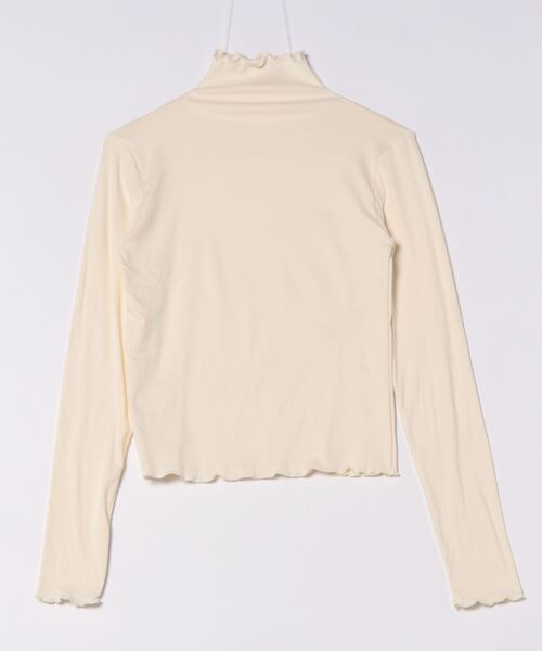 STYLEBLOCK（スタイルブロック）の「メロー加工トップス（Tシャツ/カットソー・レディース・オフホワイト/ブラック/ブラウン系その他/ロイヤルブルー/パープル/レッド/グリーン/ピンク/ホワイト・FREE）」の10枚目の写真