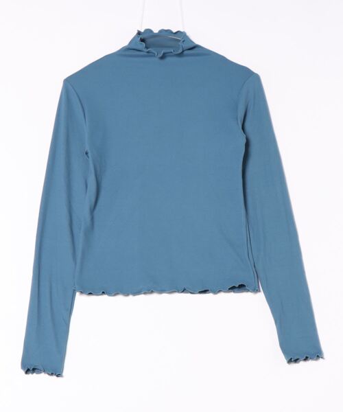 STYLEBLOCK（スタイルブロック）の「メロー加工トップス（Tシャツ/カットソー・レディース・オフホワイト/ブラック/ブラウン系その他/ロイヤルブルー/パープル/レッド/グリーン/ピンク/ホワイト・FREE）」の15枚目の写真