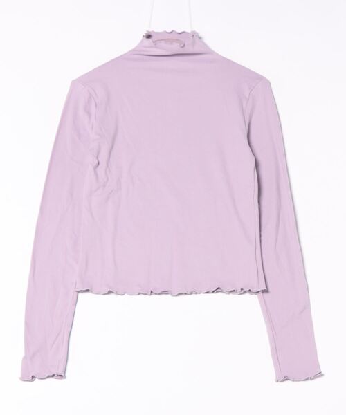 STYLEBLOCK（スタイルブロック）の「メロー加工トップス（Tシャツ/カットソー・レディース・オフホワイト/ブラック/ブラウン系その他/ロイヤルブルー/パープル/レッド/グリーン/ピンク/ホワイト・FREE）」の16枚目の写真