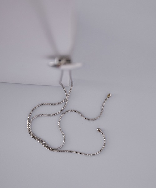 JUNRED(ジュンレッド)の「【追加】ital. from JUNRed / loop tie necklace(ネックレス・メンズ・シルバー・FREE)」の7枚目の写真