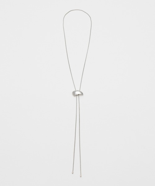 JUNRED(ジュンレッド)の「【追加】ital. from JUNRed / loop tie necklace(ネックレス・メンズ・シルバー・FREE)」の3枚目の写真