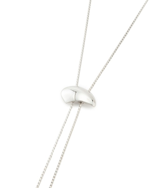 JUNRED(ジュンレッド)の「【追加】ital. from JUNRed / loop tie necklace(ネックレス・メンズ・シルバー・FREE)」の8枚目の写真