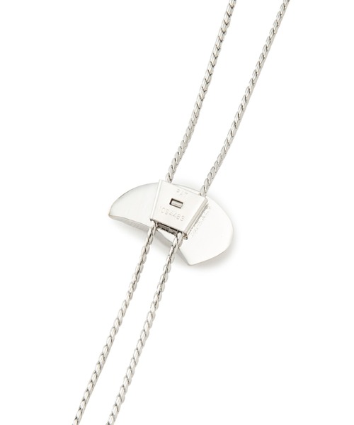 JUNRED(ジュンレッド)の「【追加】ital. from JUNRed / loop tie necklace(ネックレス・メンズ・シルバー・FREE)」の2枚目の写真