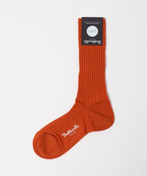 UNITED ARROWS（ユナイテッドアローズ）の「＜Pantherella＞ 5796/リブソックス（ソックス/靴下・メンズ・オリーブ/ライトブルー/ワインレッド/ブラウン/ダークグレー/オレンジ/ネイビー・S）」の7枚目の写真