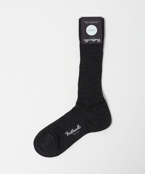 UNITED ARROWS（ユナイテッドアローズ）の「＜Pantherella＞ 5796/リブソックス（ソックス/靴下・メンズ・オリーブ/ライトブルー/ワインレッド/ブラウン/ダークグレー/オレンジ/ネイビー・S）」の2枚目の写真