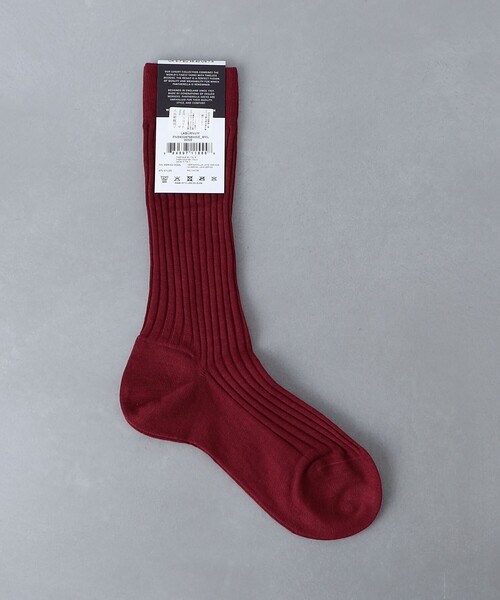UNITED ARROWS（ユナイテッドアローズ）の「＜Pantherella＞ 5796/リブソックス（ソックス/靴下・メンズ・オリーブ/ライトブルー/ワインレッド/ブラウン/ダークグレー/オレンジ/ネイビー・S）」の6枚目の写真