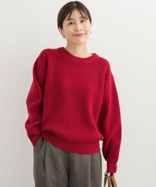 セール】モンゴリアンウールクルーネックニット（ニット/セーター