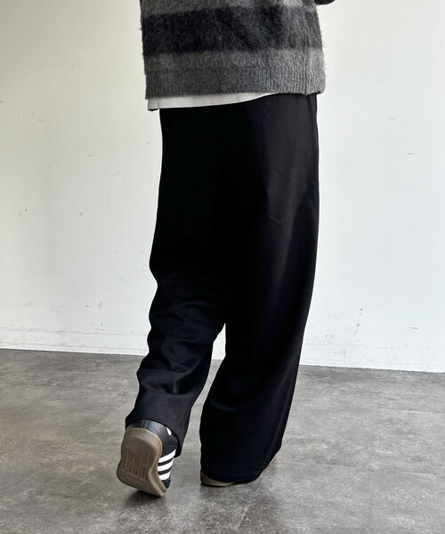 CPCM(シーピーシーエム)の「ヘリンボーンタックスラックス(その他パンツ・メンズ・ベージュ/ネイビー/ブラック/グレー・LARGE/MEDIUM)」の8枚目の写真