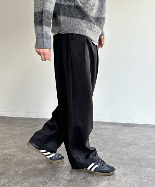 CPCM(シーピーシーエム)の「ヘリンボーンタックスラックス(その他パンツ・メンズ・ベージュ/ネイビー/ブラック/グレー・LARGE/MEDIUM)」の9枚目の写真
