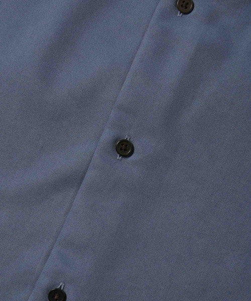 ADAM ET ROPE'(アダムエロペ)の「リラックス ドレープ レーヨン レギュラーカラーシャツ / ロングシーズン着用可能(シャツ/ブラウス・メンズ・ブラック/ブルー系その他5/キナリ/グリーン系その他2・L/M)」の15枚目の写真