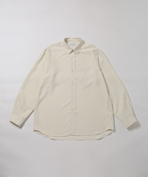 ADAM ET ROPE'(アダムエロペ)の「リラックス ドレープ レーヨン レギュラーカラーシャツ / ロングシーズン着用可能(シャツ/ブラウス・メンズ・ブラック/ブルー系その他5/キナリ/グリーン系その他2・L/M)」の10枚目の写真
