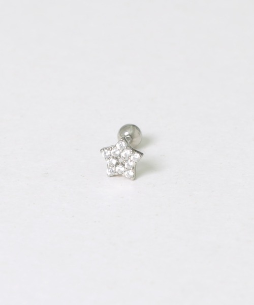 LINFA (リンファ)の「片耳用 サージカルステンレス ビジュースターピアス(ピアス(片耳用)・レディース・ピンクゴールド/シルバー/ゴールド・FREE)」の19枚目の写真