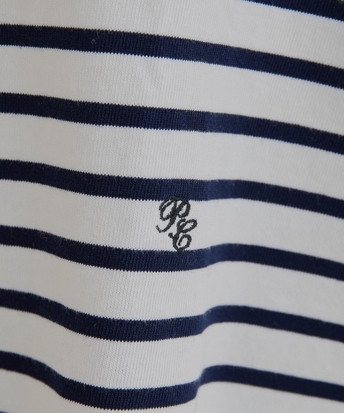 PUAL CE CIN（ピュアルセシン）の「ボーダーショートカットソー（Tシャツ/カットソー・レディース・ブルー/ネイビー/レッド・FREE）」の11枚目の写真