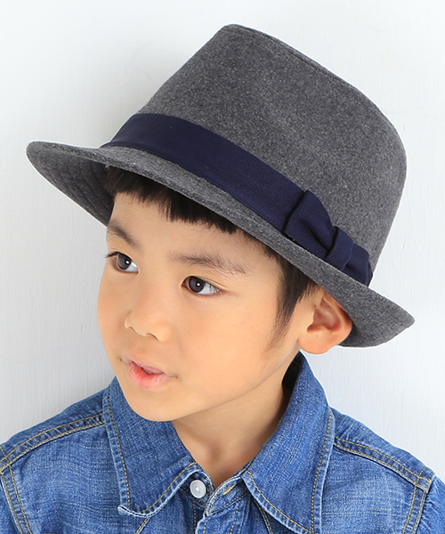 B:MING by BEAMS（ビーミングバイビームス）の「ビーミング by ビームス / メルトンハット（ハット・キッズ・グレー/その他1・ONE SIZE）」の2枚目の写真