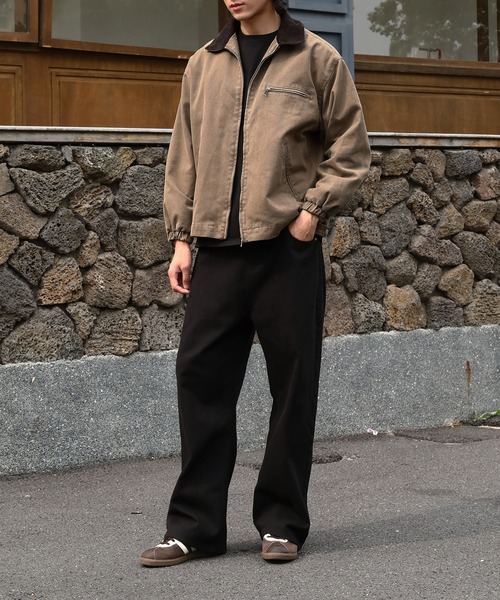 TOBEE（トゥビー）の「【Tobee】ハンティングヴィンテージ風 デニムジャケット（ブルゾン・メンズ・ブラウン/キャメル/グレー・X-LARGE/MEDIUM/LARGE/SMALL）」の20枚目の写真