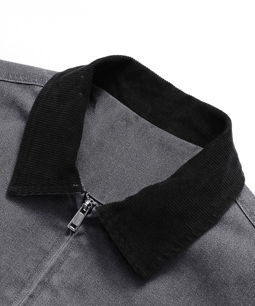 TOBEE（トゥビー）の「【Tobee】ハンティングヴィンテージ風 デニムジャケット（ブルゾン・メンズ・ブラウン/キャメル/グレー・X-LARGE/MEDIUM/LARGE/SMALL）」の8枚目の写真