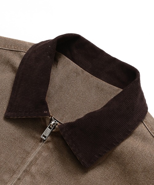 TOBEE（トゥビー）の「【Tobee】ハンティングヴィンテージ風 デニムジャケット（ブルゾン・メンズ・ブラウン/キャメル/グレー・X-LARGE/MEDIUM/LARGE/SMALL）」の9枚目の写真