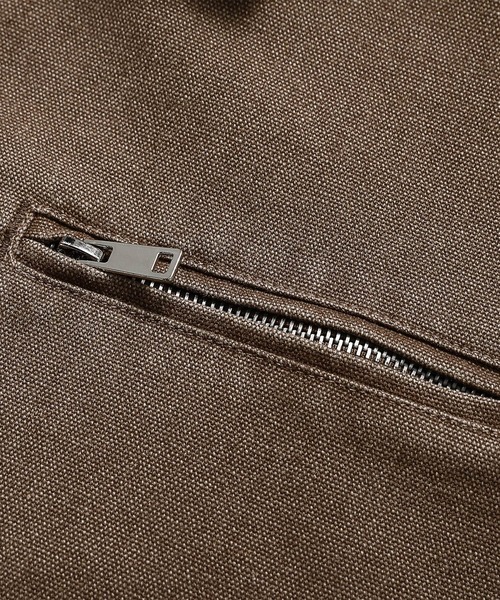 TOBEE（トゥビー）の「【Tobee】ハンティングヴィンテージ風 デニムジャケット（ブルゾン・メンズ・ブラウン/キャメル/グレー・X-LARGE/MEDIUM/LARGE/SMALL）」の10枚目の写真