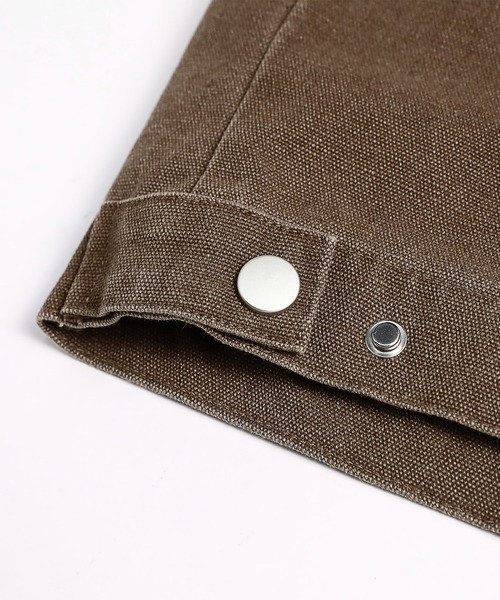 TOBEE（トゥビー）の「【Tobee】ハンティングヴィンテージ風 デニムジャケット（ブルゾン・メンズ・ブラウン/キャメル/グレー・X-LARGE/MEDIUM/LARGE/SMALL）」の12枚目の写真