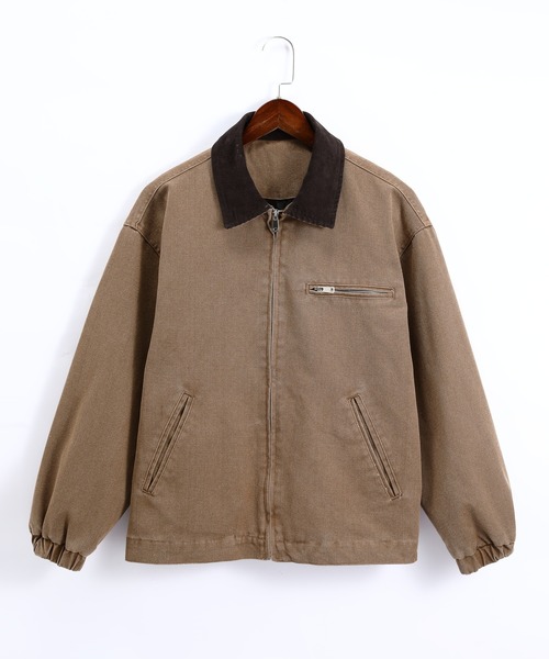 TOBEE（トゥビー）の「【Tobee】ハンティングヴィンテージ風 デニムジャケット（ブルゾン・メンズ・ブラウン/キャメル/グレー・X-LARGE/MEDIUM/LARGE/SMALL）」の13枚目の写真