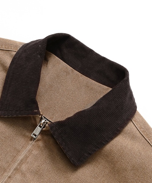 TOBEE（トゥビー）の「【Tobee】ハンティングヴィンテージ風 デニムジャケット（ブルゾン・メンズ・ブラウン/キャメル/グレー・X-LARGE/MEDIUM/LARGE/SMALL）」の14枚目の写真