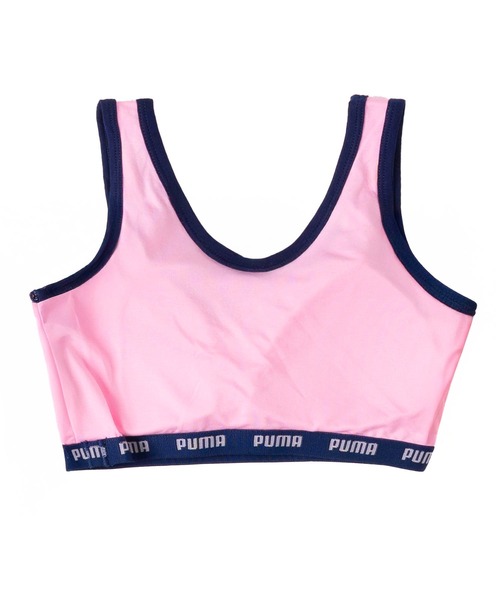 PUMA（プーマ）の「PUMA プーマ ガールズ ブランドロゴ RENU カップ付き ブラトップ スポーツブラ 快適インナー アンダーウェア（スポーツブラ・キッズ・ピンク/ネイビー/ブラック・150/160/140/165）」の6枚目の写真