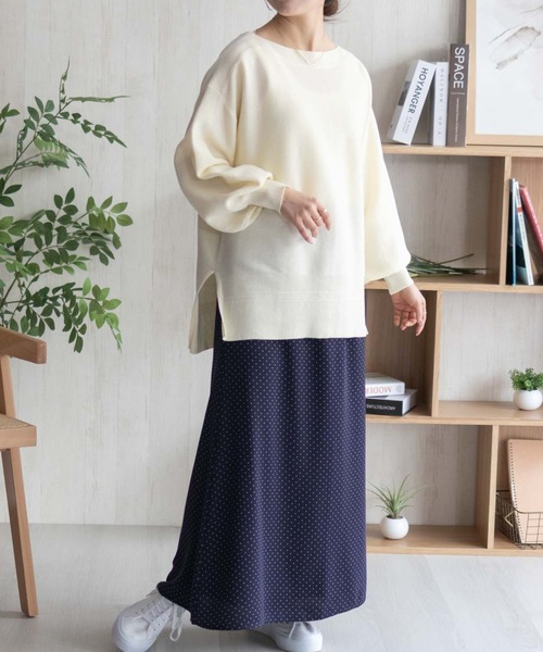 HusHusH（ハッシュアッシュ）の「HusHusH ドット柄フレアスカート（スカート・レディース・ネイビー系/ブラック系/ホワイト系・L/M）」の14枚目の写真