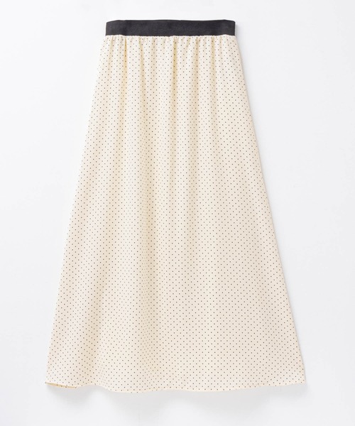 HusHusH（ハッシュアッシュ）の「HusHusH ドット柄フレアスカート（スカート・レディース・ネイビー系/ブラック系/ホワイト系・L/M）」の18枚目の写真