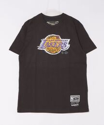 Mitchell&Ness（ミッチェル&ネス）の「【Mitchell&Ness】DECONSTRUCTED TEE LAL/ロサンゼルス・レイカーズ プリントTシャツ/メンズ（Tシャツ/カットソー）」