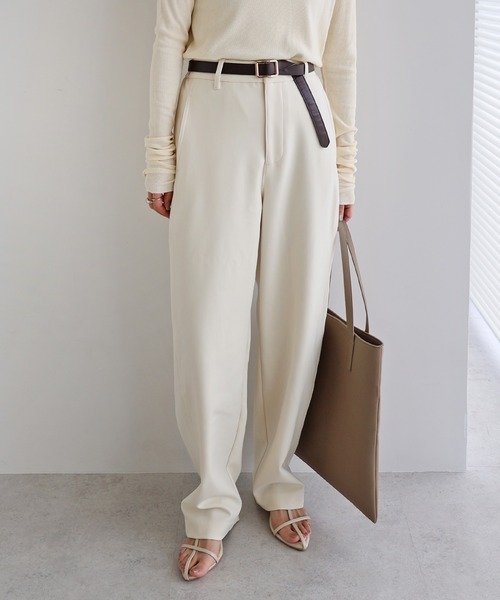 セール】ダブルクロスカーブパンツ（スラックス）｜evernavy（エバー