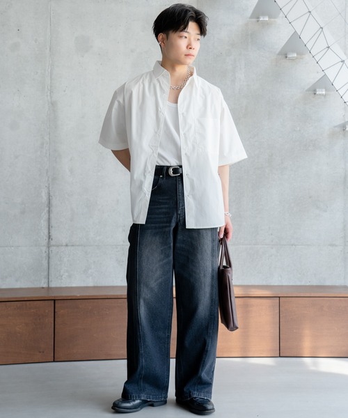 SINSS（シンス）の「Switching over denim / スイッチングオーバーデニム（デニムパンツ・メンズ・ブラック/ブルー・X-SMALL/SMALL/MEDIUM/LARGE）」の5枚目の写真