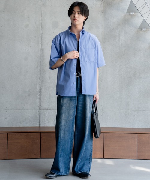 SINSS（シンス）の「Switching over denim / スイッチングオーバーデニム（デニムパンツ・メンズ・ブラック/ブルー・X-SMALL/SMALL/MEDIUM/LARGE）」の19枚目の写真