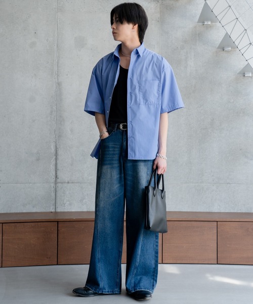 SINSS スイッチングオーバーデニム ブルー　Sサイズ SINSS ジーンズ Switching over denim / スイッチングオーバー