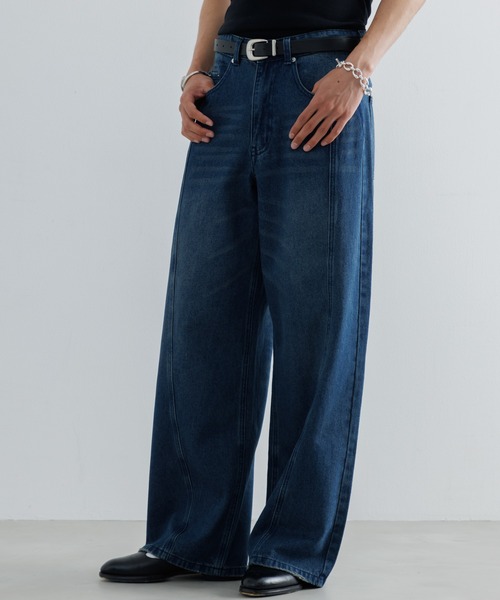 OVER WAIST SWITCHING DENIM