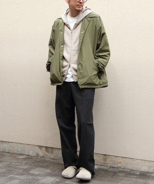ジャケット・アウター na.e Half Coat Olive KATHARINE HAMNETT COLLABORATION HALF COAT OLIVE - YOKE(ヨーク