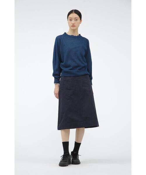 MARGARET HOWELL(マーガレットハウエル)の「COTTON TWILL(スカート・レディース・グレー系その他/ネイビー系1・1/2/3/0)」の7枚目の写真