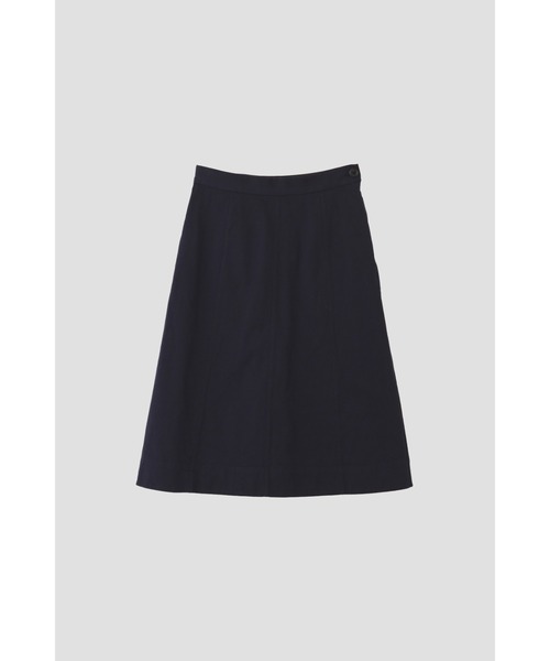 マーガレットハウエル COTTON POLYESTER TWILL スカート LIGHTWEIGHT COTTON LINEN TWILL SKIRT | MARGARET HOWELL
