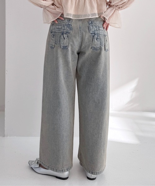 Heather（ヘザー）の「リボンポケットデニムパンツ 319866（デニム