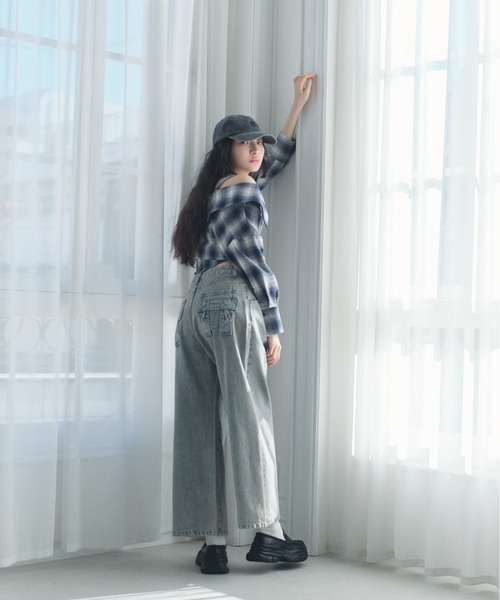 セール】リボンポケットデニムパンツ 319866（デニムパンツ）｜Heather