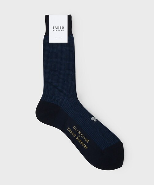 TAKEO KIKUCHI（タケオキクチ）の「【グレンクライド別注】コーデュラ（R）ドレスソックス（ソックス/靴下・メンズ・ブラック系4/ターコイズブルー系5/ネイビー系4・00）」の3枚目の写真