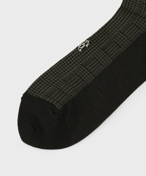 TAKEO KIKUCHI（タケオキクチ）の「【グレンクライド別注】コーデュラ（R）ドレスソックス（ソックス/靴下・メンズ・ブラック系4/ターコイズブルー系5/ネイビー系4・00）」の6枚目の写真