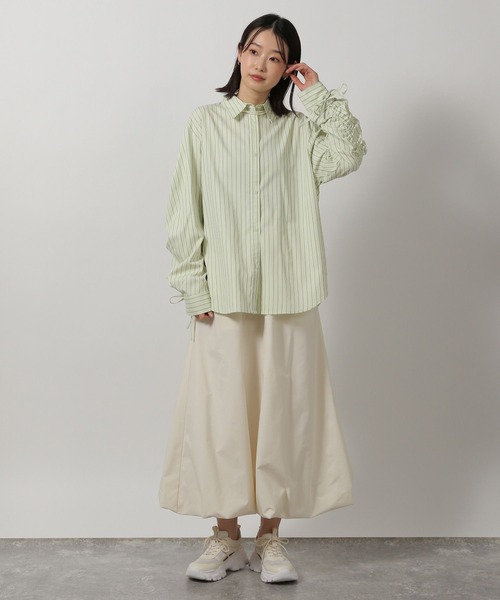 LAKOLE（ラコレ）の「バルーンスカート / 318996（スカート・レディース・グレー/ブラック/アイボリー・FREE）」の4枚目の写真