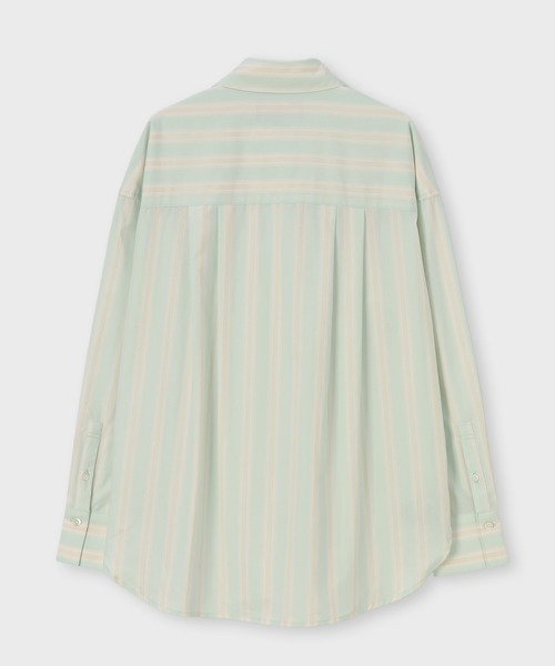 Psycho Bunny（サイコバニー）の「[WOMEN]ストライプ シャツ（シャツ/ブラウス・レディース・ライトブルー/ライトイエロー・FREE）」の9枚目の写真