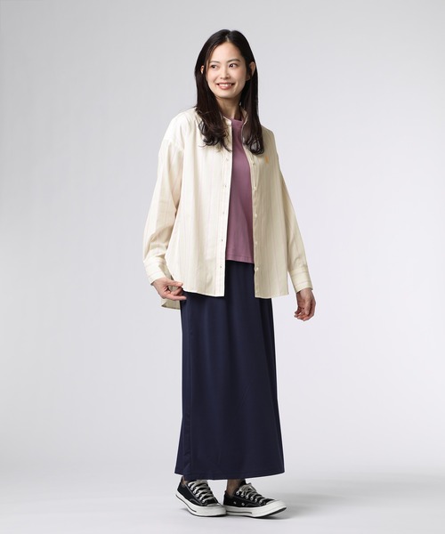 Psycho Bunny（サイコバニー）の「[WOMEN]ストライプ シャツ（シャツ/ブラウス・レディース・ライトブルー/ライトイエロー・FREE）」の13枚目の写真